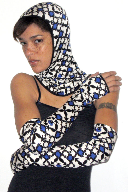 Passe-montagne en tricot de soie Tiza